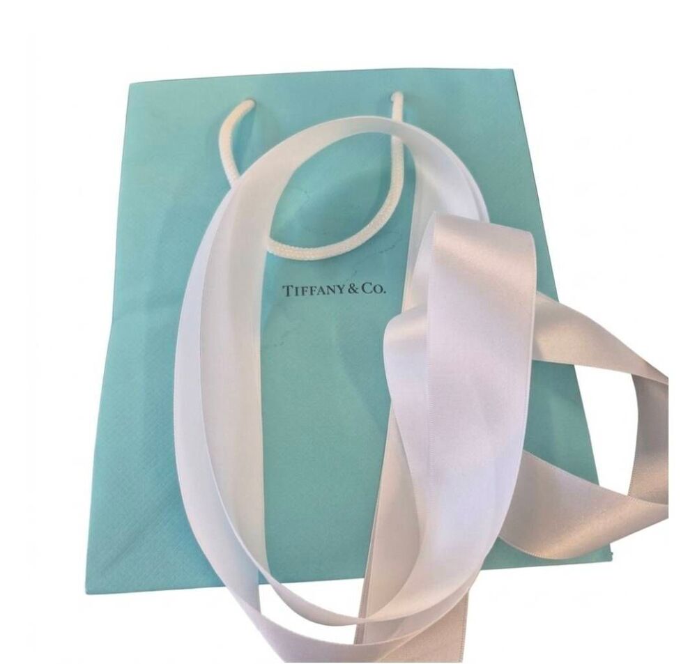 Tiffany bag, Tiffany ribbon, authentic Tiffany, gift packaging, luxury paper bag